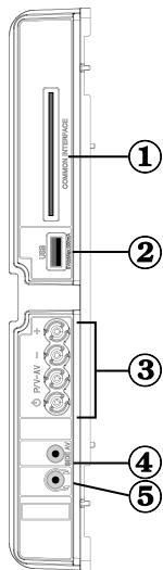 PROLINE LD 2263 D/MPEG2 - Prises latérales - 1