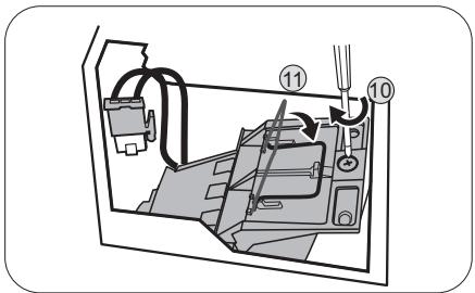 BENO W1700 - Remplacement de la lampe - 10