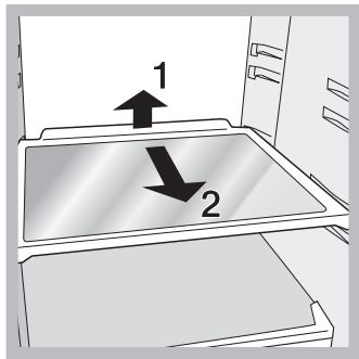 INDESIT A10 - PRATELEIRAS: vidro ou de grade. - 1