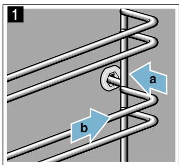 BOSCH HB672GBW1F - Accrocher les supports - 1
