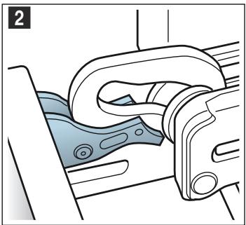 BOSCH HB672GBW1F - Décrocher et accrocher la porte de l'appareil - 2