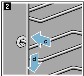 BOSCH HB672GBW1F - Accrocher les supports - 2