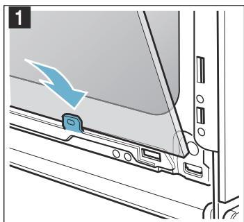 BOSCH HB672GBW1F - Pose sur l'appareil - 1