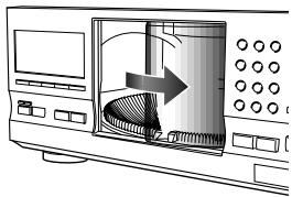 PIONEER PD-F1009 - Mise en place des disques dans les râteliers - 5