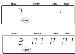 PIONEER PD-F1009 - Programmation d'une sélection de plages/disques dans l'ordre souhaité (Lecture programmée) - 6
