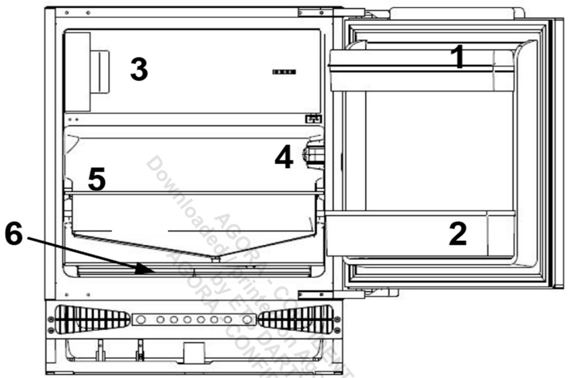 DARTY CRF482SEF - DESCRIPTION DE L'APPAREIL - 1