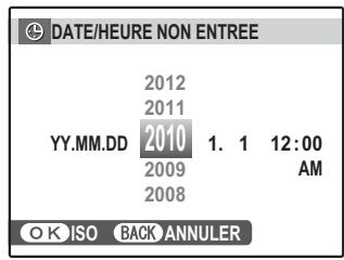 FUJIFILM Z 70 - Réglez la date et l'heure. - 1