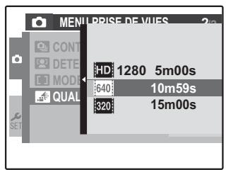 FUJIFILM Z 70 - Choix de la taille du cadre - 1