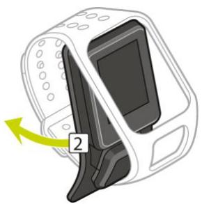 TOMTOM mUSiC FiN NOiRcopic - Retirer votre montre du bracelet - 2
