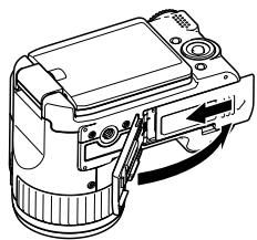 CASIO PRO EX-P505 - Insérez la batterie dans l'appareil photo (page 42). - 2