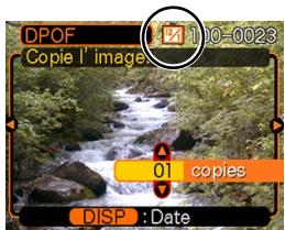 CASIO PRO EX-P505 - Régler les paramètres d'impression pour une seule photo - 3