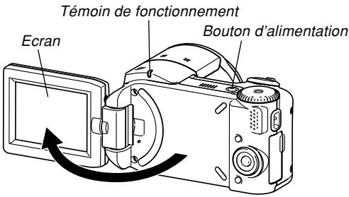 CASIO PRO EX-P505 - Mise sous et hors tension de l'appareil photo - 1