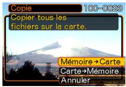 CASIO PRO EX-P505 - Copier tous les fichiers de la mémoire flash sur une carte mémoire - 1