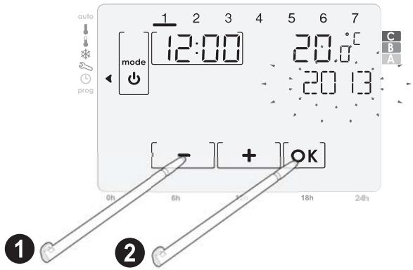 SOMFY 4241339 - Réglage de la date - 2