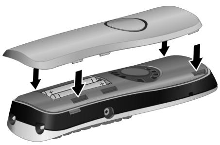 SIEMENS S670-S675 - Fermeture du couvercle de la batterie - 1