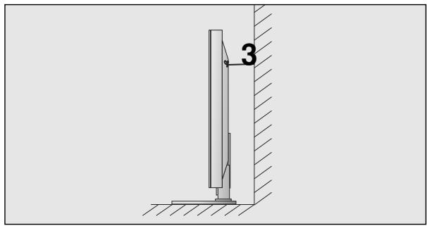 LG-GOLDSTAR 42PC3RA - COMMENT FIXER LE SYSTEME DE MONTAGE AU MUR POUR EVITER LA CHUTE DU TÉLÉVISEUR - 3