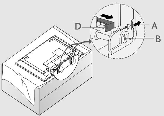 LG-GOLDSTAR 42PC3RA - Pourretirerlesocle - 1