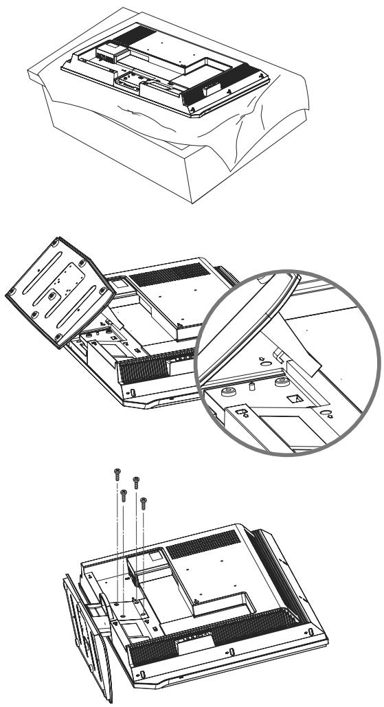 LG-GOLDSTAR 42PC3RA - INSTALLATION DU SOCLE (32LC2R* uniquement) - 1