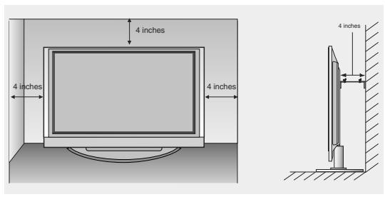 LG-GOLDSTAR 42PC3RA - Installation du socle - 2