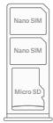 Xiaomi NOTE 9 128G GRIS PK - Alloggamento scheda SIM: - 1
