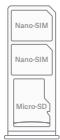 Xiaomi NOTE 9 128G GRIS PK - SIM-Kartenfach: - 1