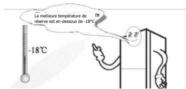 BRANDT BFD672MNX - STOCKAGE DES ALIMENTS DANS LE CONGÉLATEUR - 1