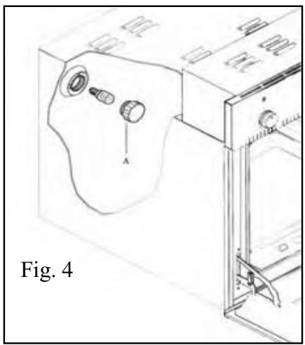 AIRLUX AFLP93IX - Remplacement de la lampe à l'intérieur du four (fig. 4) - 1