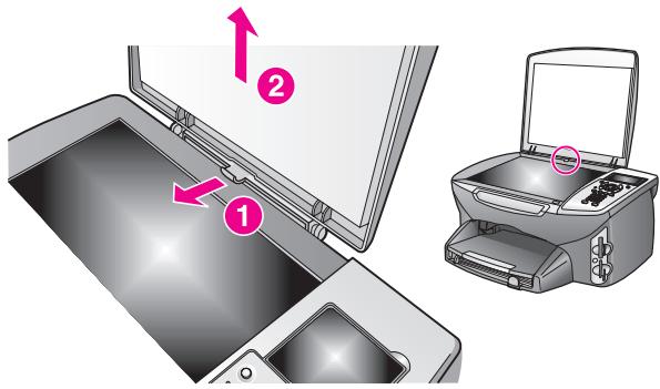 HP PSC 2410 - Chargement d'un original - 2