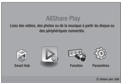 SAMSUNG HT-ES6600 - Lecture des fichiers sur un périphérique de stockage USB ou sur l'ipod/iphone - 1