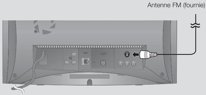 SAMSUNG HT-ES6600 - Connexion de l'antenne FM - 1