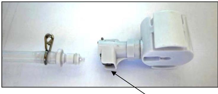 KITCHEN CHEF TH-12B - Connexion de l'adaptateur et du tube de sortie - 1