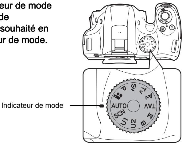 PENTAX H-50 - Sélection du mode d'enregistrement approprié - 1