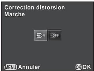 PENTAX H-50 - Utilisez le bouton de navigation (▲▶) pour sélectionner [Arrêt] ou [Marche]. - 1