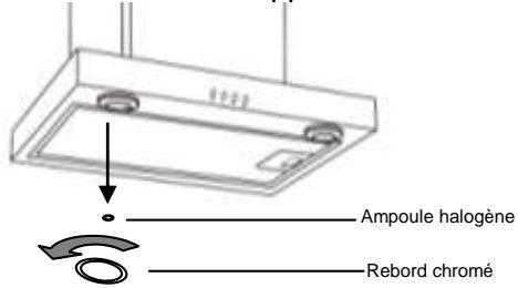 DOMAIR 3288B - Remplacement des ampoules halogènes - 1