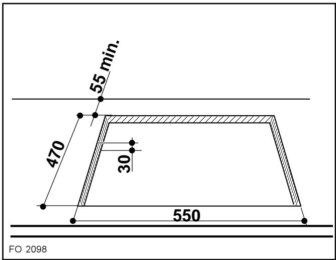 ZANUSSI Z6L641W - Côtés d'encastrement (Fig. 5-6) - 3