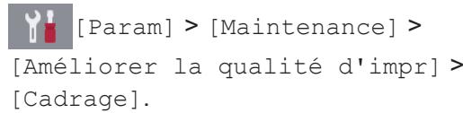 BROTHER MFC-i3530DW / MFC-i3930DW / MFC-i6530DW / MFC-i6930DW / MFC-i6935DW - Vérifier l'alignement de l'impression de votre apparéil Brother - 2