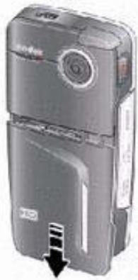 KODAK ZX1 - Chargement et insertion des piles/batteries - 2