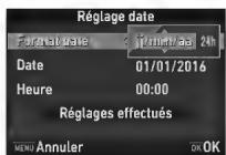 PENTAX Klcopic - Réglage de la date et de l'heure - 1