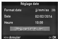 PENTAX Klcopic - Réglage de la date et de l'heure - 3