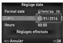 PENTAX Klcopic - Réglage de la date et de l'heure - 2