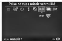 PENTAX Klcopic - Sélectionnez MUP sur l'écran du mode de déclenchement et appuyez sur  . - 1