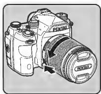 PENTAX Klcopic - Pour retiretir I'objectif - 3