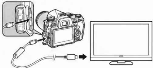 PENTAX Klcopic - Branchement de l'appareil à un équipement AV - 1