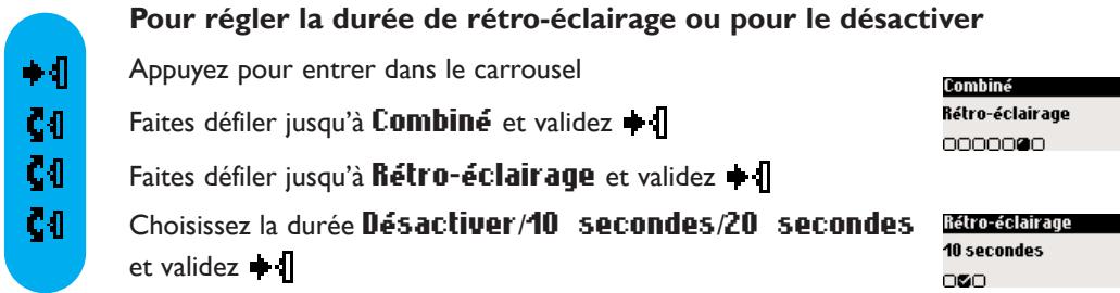 PHILIPS DECT 5151 - Rétro-éclairage - 1