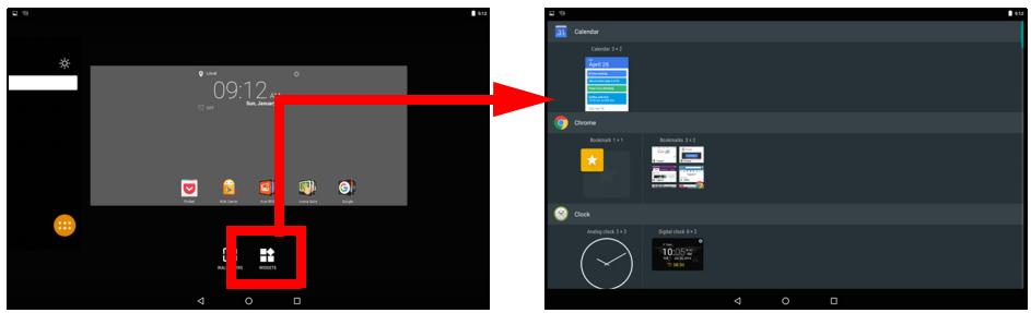 ACERICONIA A3-A404248309 - Ajouter des widgets à un écran d'accueil - 1