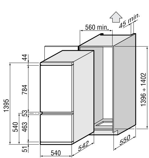 SAUTER CB25 - Gouttes d'eau sur le fond du compartmenté réfrigerateur - 2