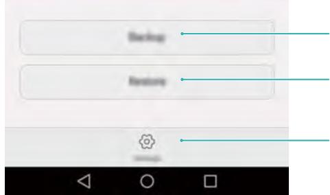 MAROUE GC SiLVER - Utiliser l'application sauvegarde pour sauvegarder et restaurer des données - 2