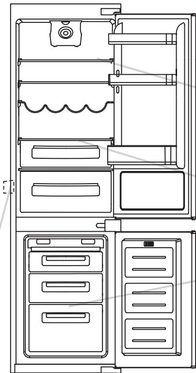 ROSIERES ACA MAUI AC - Dégivrage du compartment du réfrigérateur - 1