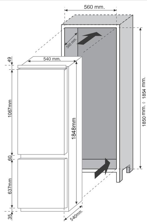 ROSIERES ACA MAUI AC - PRODUCT DIMENSIONS AND BUILT-IN COMPARTMENT - 2