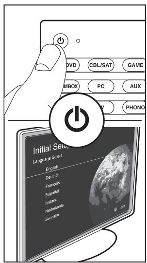 ONKVO TX-fNR555 - Étape 6 : Mise sous tension &amp; Configuration initiale - 2
